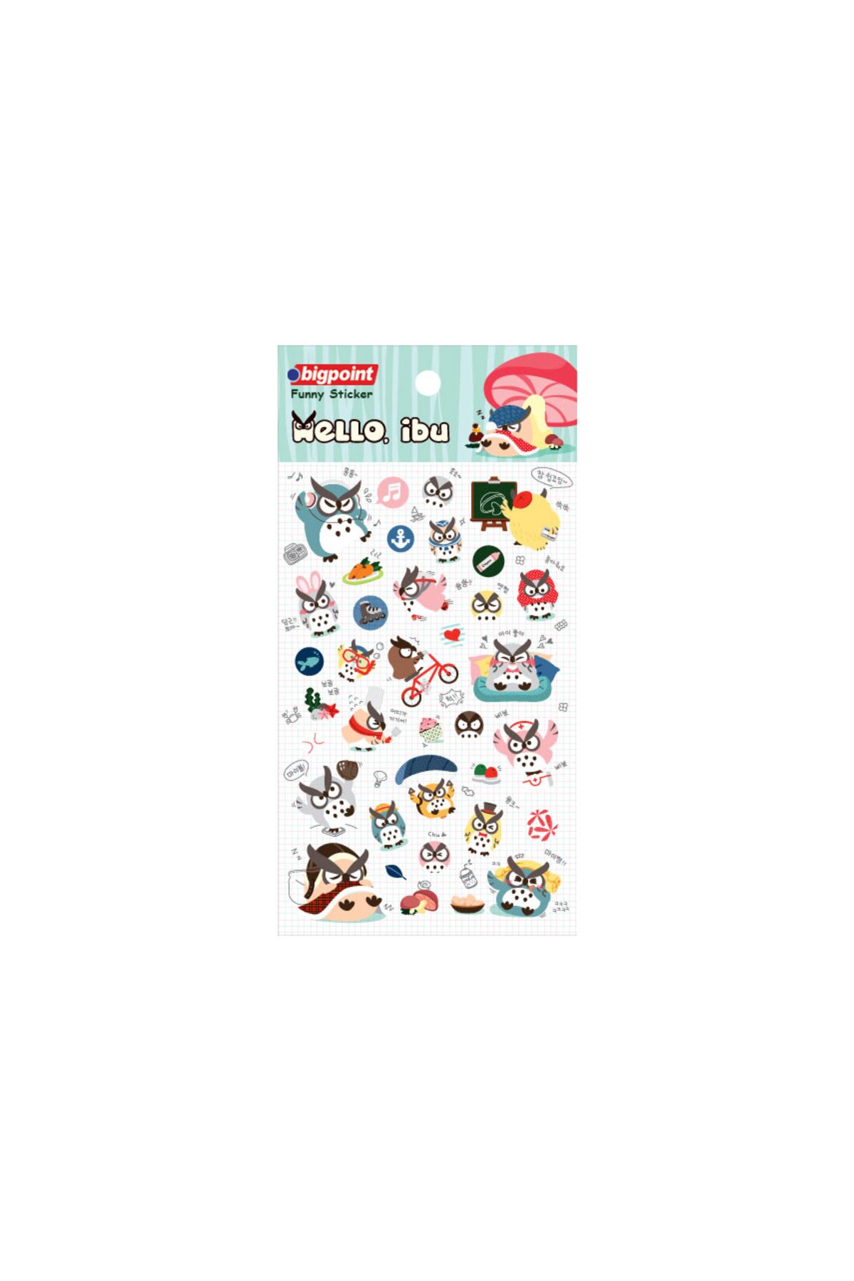 Bigpoint Sticker Baykuşlar x 15 Adet