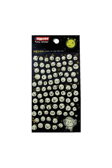 Bigpoint Sticker Ağlayan ve Gülen Yüzler x 15 Adet