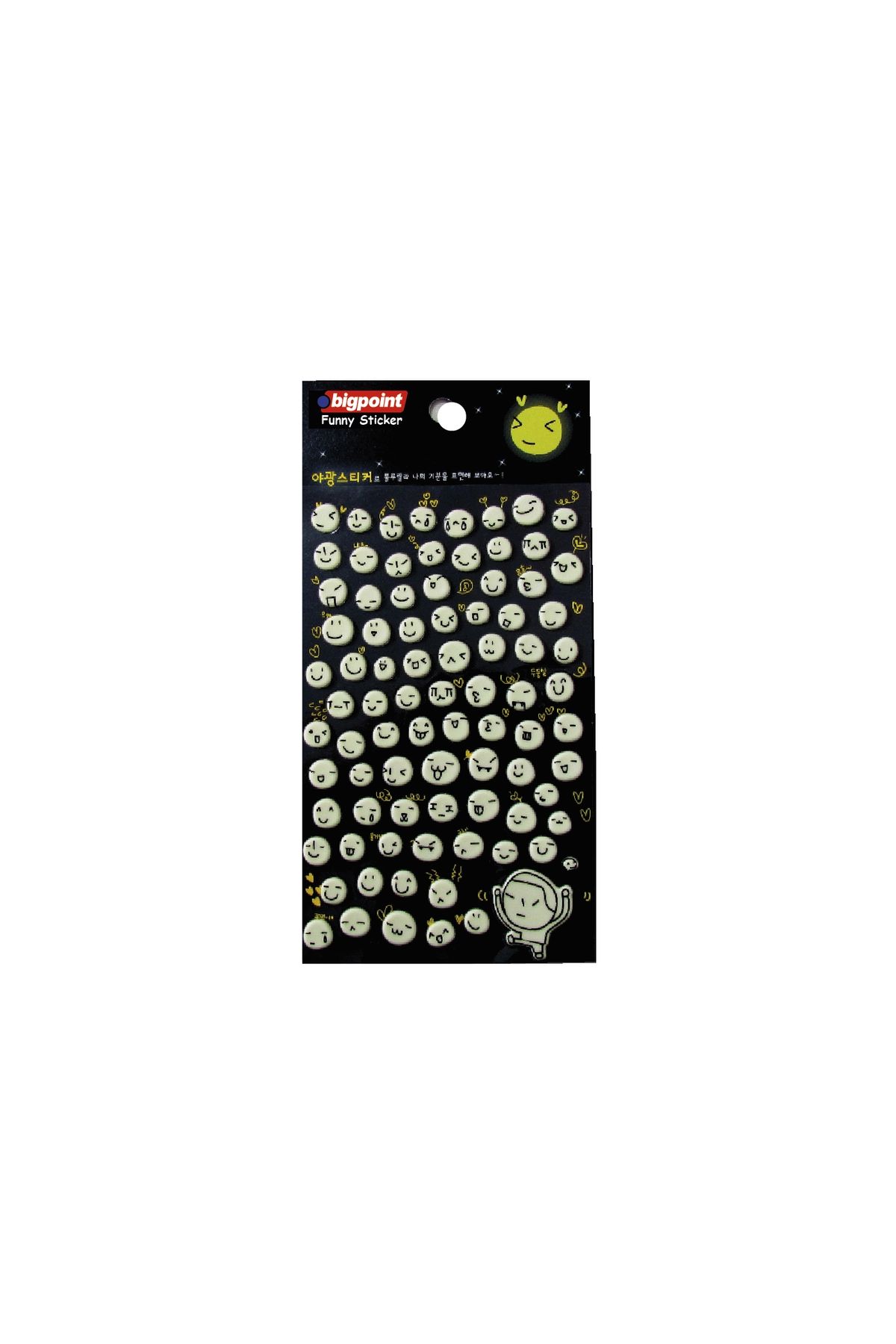 Bigpoint Sticker Ağlayan ve Gülen Yüzler x 15 Adet
