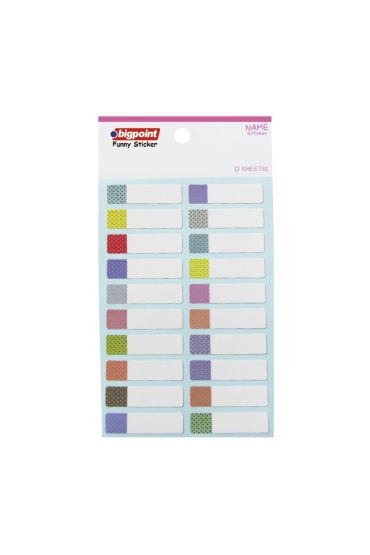 Bigpoint Sticker School Safari Hayvanları 2 Yaprak x 15 Adet