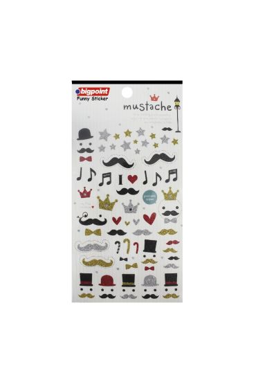 Bigpoint Sticker Bıyıklar x 15 Adet