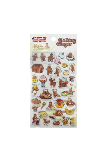 Bigpoint Sticker Zencefilli Kurabiye x 15 Adet