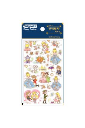 Bigpoint Sticker Cinderella's Story x 15 Adet