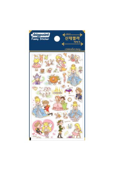 Bigpoint Sticker Cinderella's Story x 15 Adet