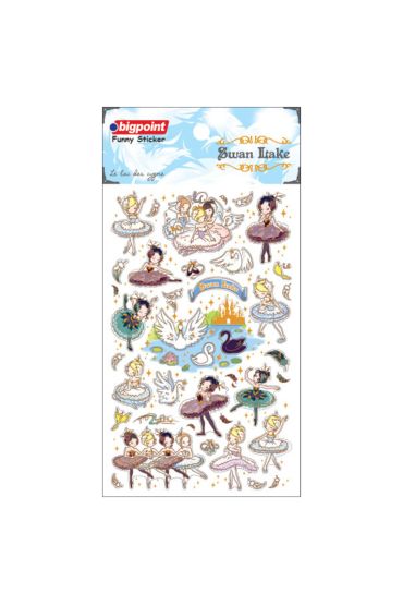 Bigpoint Sticker Swan Lake x 15 Adet