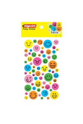Bigpoint Sticker Hologram Smile x 15 Adet