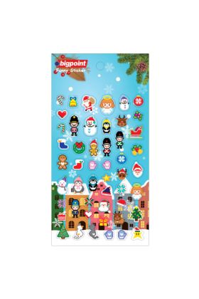 Bigpoint Sticker Piksel X-MAS x 15 Adet