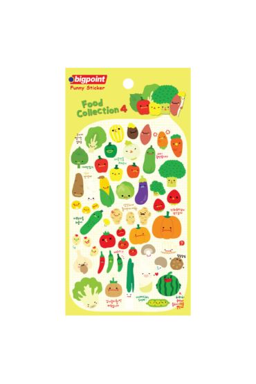 Bigpoint Sticker Vegetable x 15 Adet