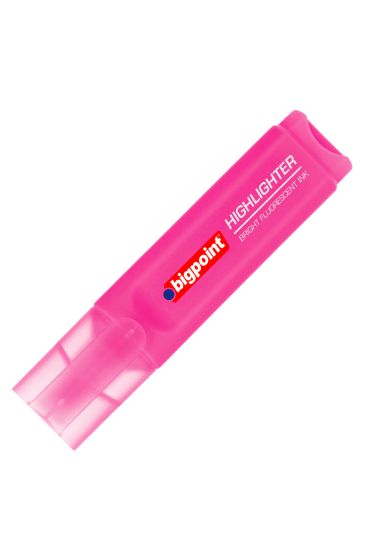 Bigpoint Fosforlu Kalem Pembe x 12 Adet