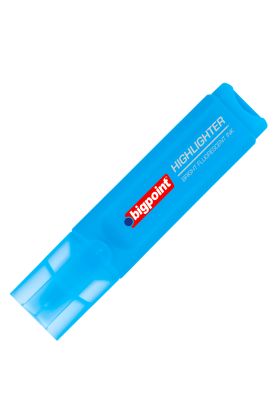 Bigpoint Fosforlu Kalem Mavi x 12 Adet