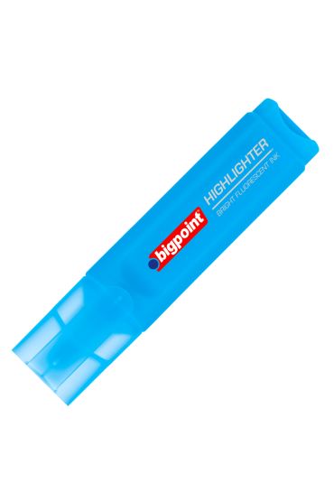 Bigpoint Fosforlu Kalem Mavi x 12 Adet