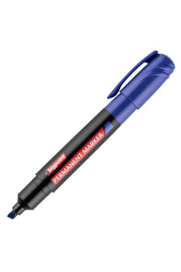 Bigpoint Permanent Markör Jumbo Kesik Uç Mavi x 12 Adet
