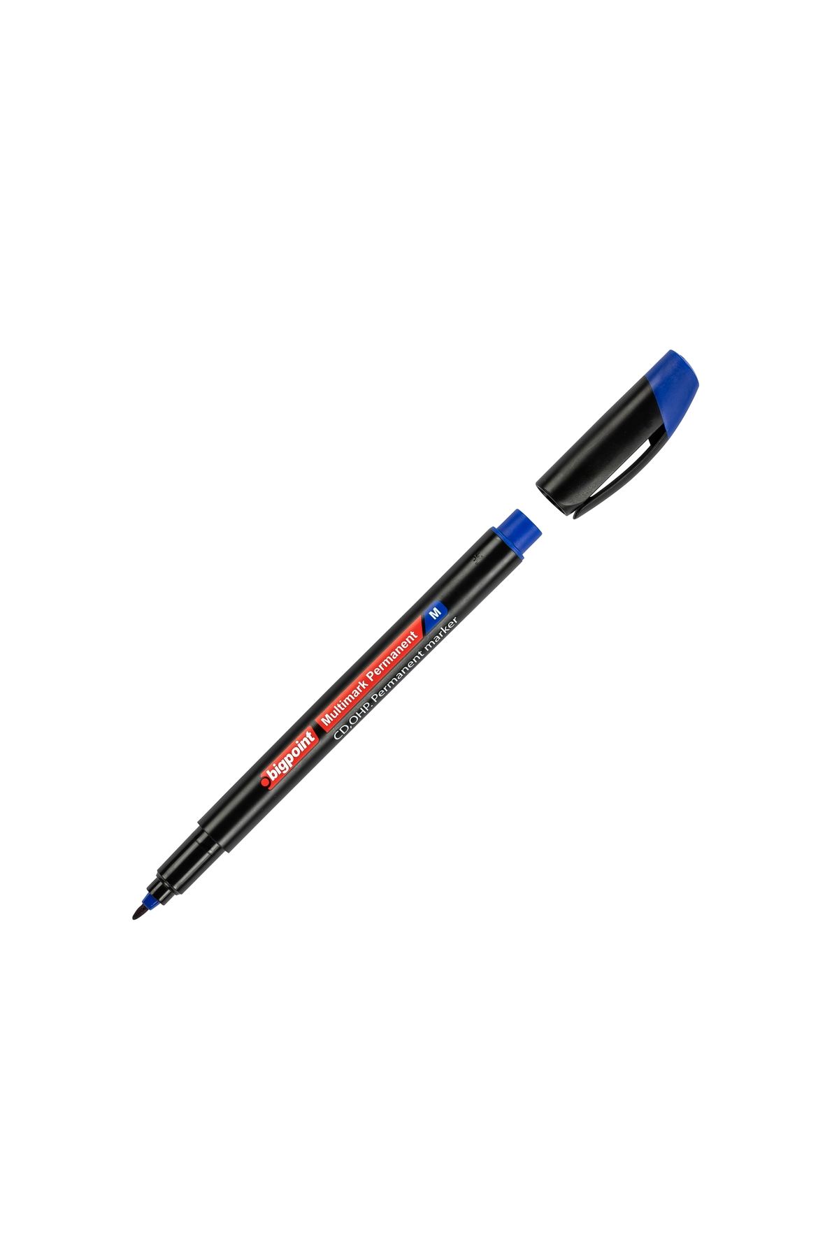 Bigpoint OHP Permanent (Asetat) Kalem M Mavi x 12 Adet