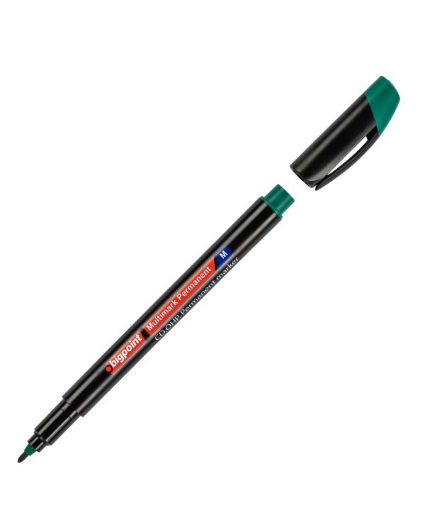 Bigpoint OHP Permanent (Asetat) Kalem M Yeşil x 12 Adet