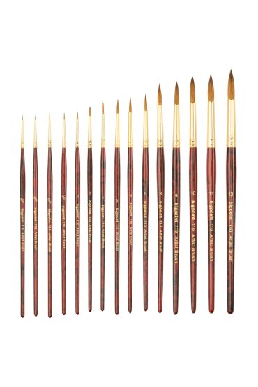 Bigpoint 110 Serisi Samur Kolinsky Yuvarlak Fırça No: 7 x 12 Adet