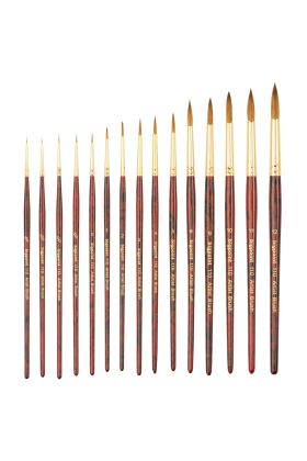 Bigpoint 110 Serisi Samur Kolinsky Yuvarlak Fırça No: 9 x 12 Adet