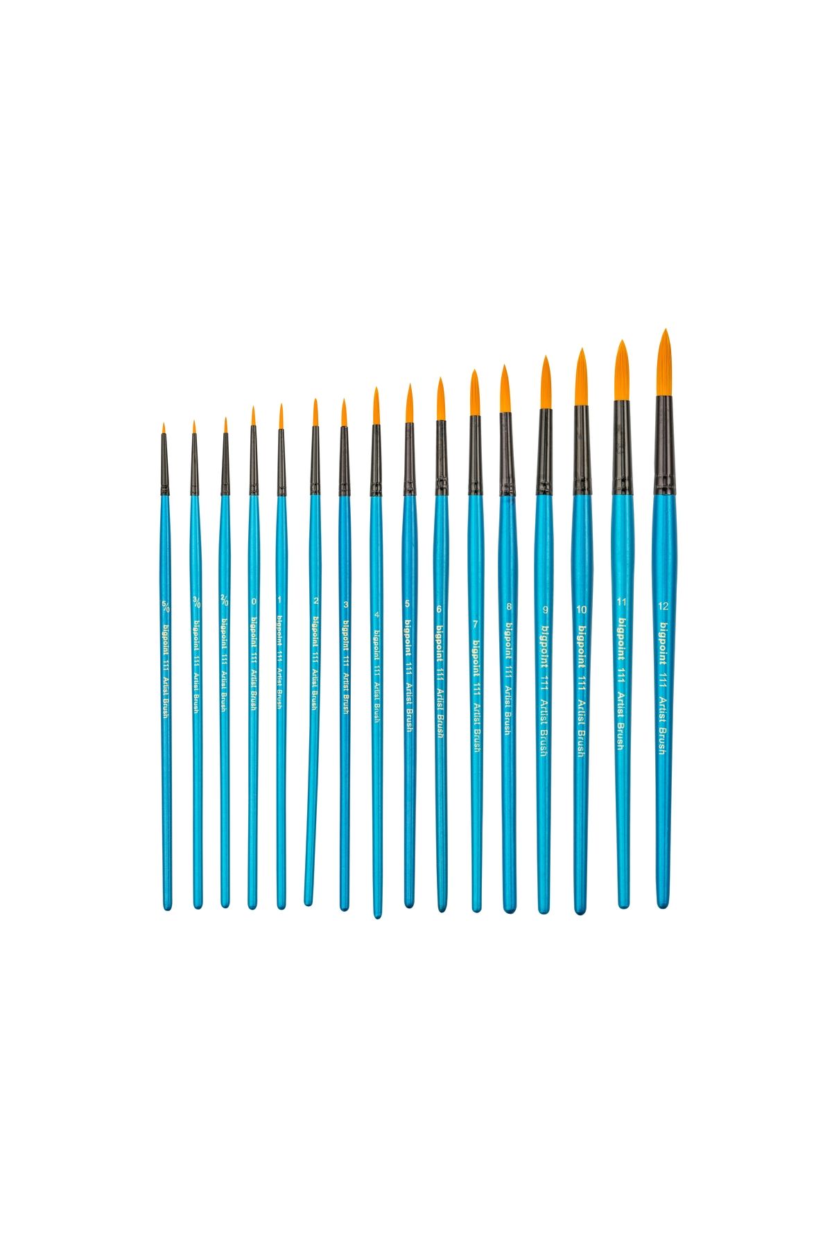 Bigpoint 111 Serisi Golden Sentetik Kıl Yuvarlak Fırça No: 8 x 12 Adet