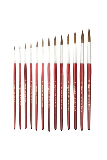 Bigpoint 145 Serisi Midilli Kılı Yuvarlak Fırça No: 5 x 12 Adet