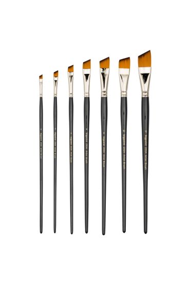 Bigpoint 200A Serisi Sentetik Kıl Yan Kesik Fırça No: 0 x 12 Adet