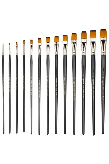 Bigpoint 200F Serisi Sentetik Kıl Düz Kesik Fırça No: 6 x 12 Adet