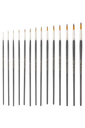 Bigpoint 200R Serisi Sentetik Kıl Yuvarlak Fırça No: 6 x 12 Adet