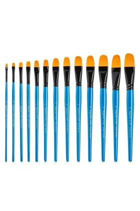 Bigpoint 210KF Serisi Sentetik Kıl Kedi Dili Fırça No: 18 x 12 Adet