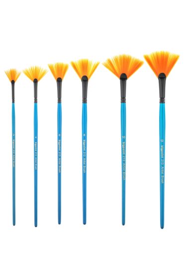 Bigpoint 213 Serisi Sentetik Kıl Yelpaze Fırça No: 10 x 12 Adet