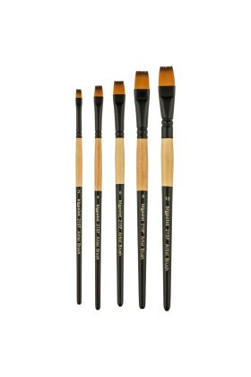 Bigpoint 215F Serisi Sentetik Kıl Düz Kesik Fırça No: 10 x 12 Adet