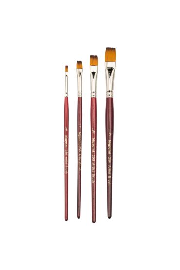 Bigpoint 250 Serisi Sentetik Kıl Düz Kesik Fırça No: 1/8 x 12 Adet