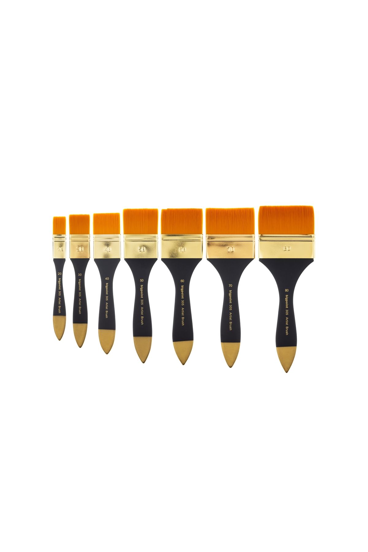 Bigpoint 305 Serisi Sentetik Kıl Zemin Fırçası No: 70mm x 12 Adet