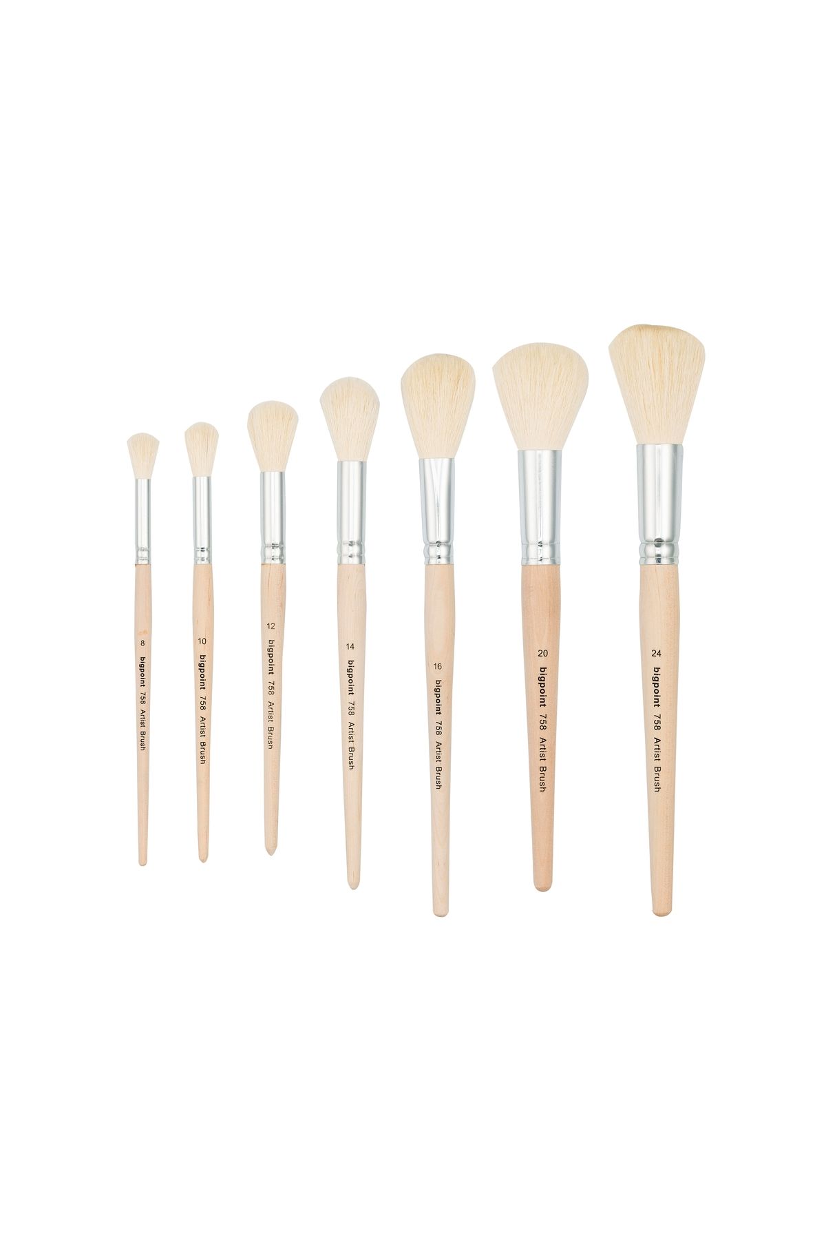 Bigpoint 758 Serisi Mop Ponpon Fırça No: 10 x 12 Adet