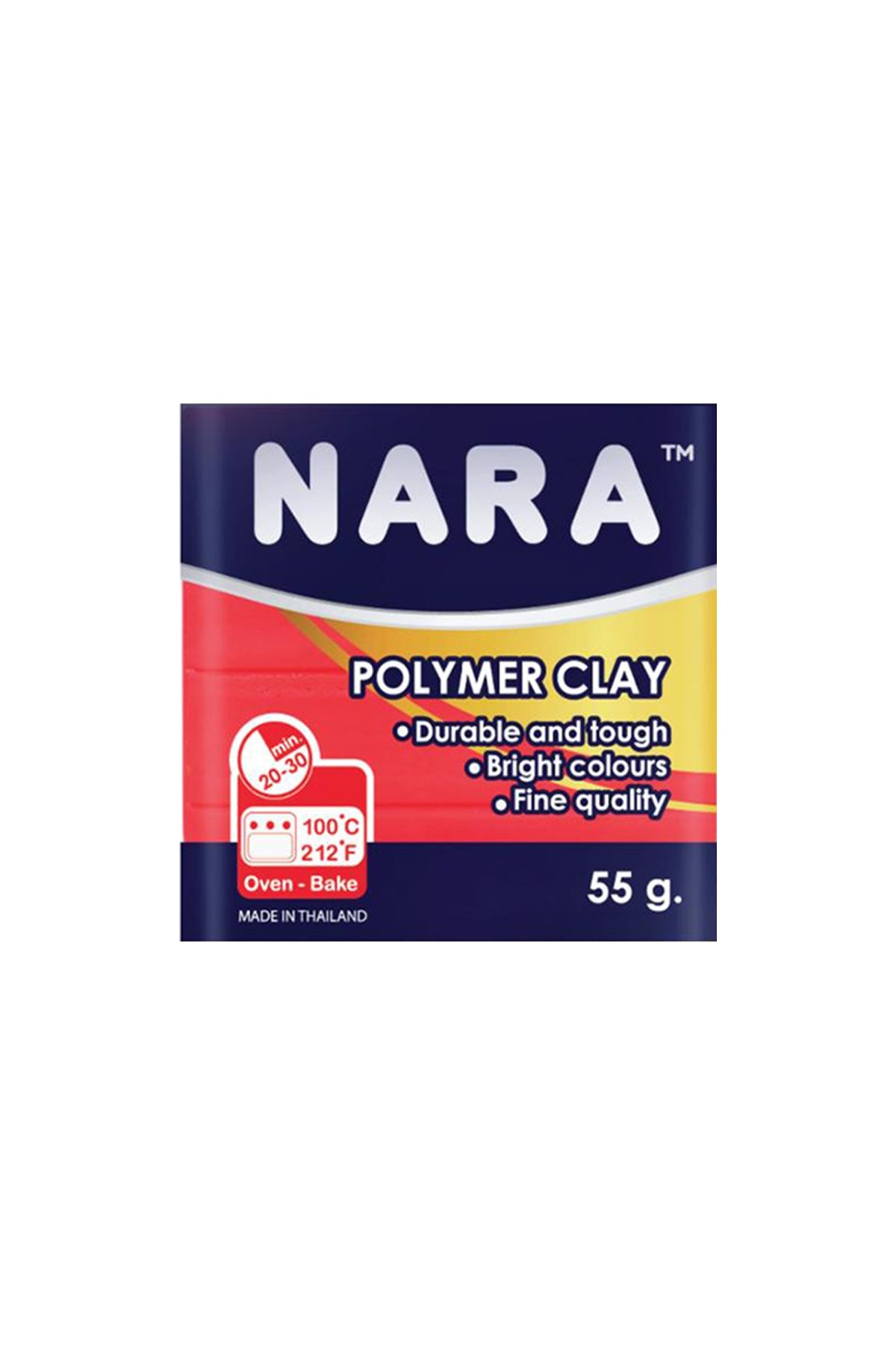 Nara Polimer Kil 55 Gram PM50 Neon Red x 6 Adet