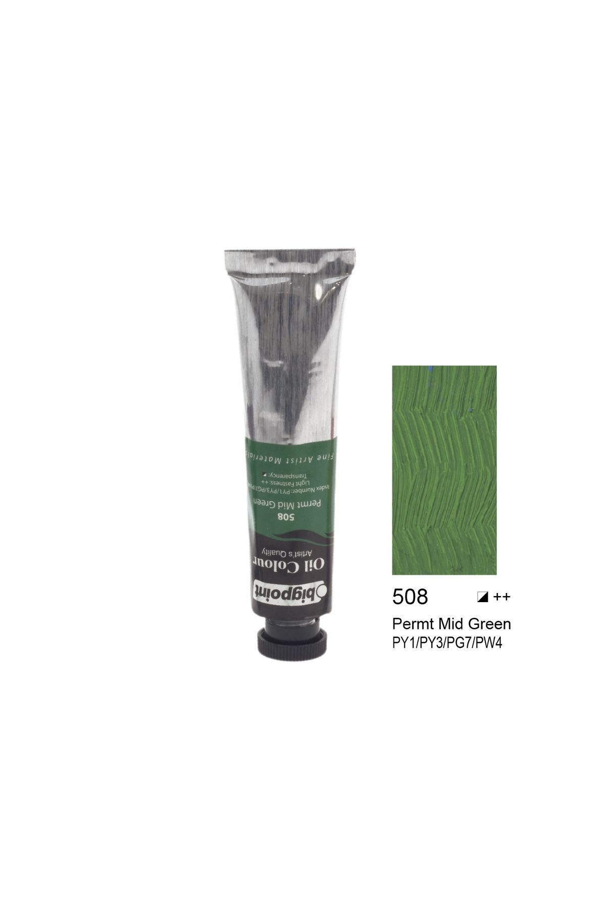 Bigpoint Yağlı Boya 45 ml Permt Middle Green 508 x 6 Adet