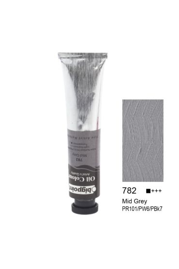 Bigpoint Yağlı Boya 45 ml Middle Grey 782 x 6 Adet