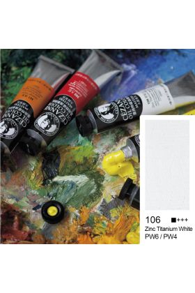 Bigpoint Cezanne Extra Fine Yağlı Boya 45 ml Zinc Titanium White 106 x 6 Adet
