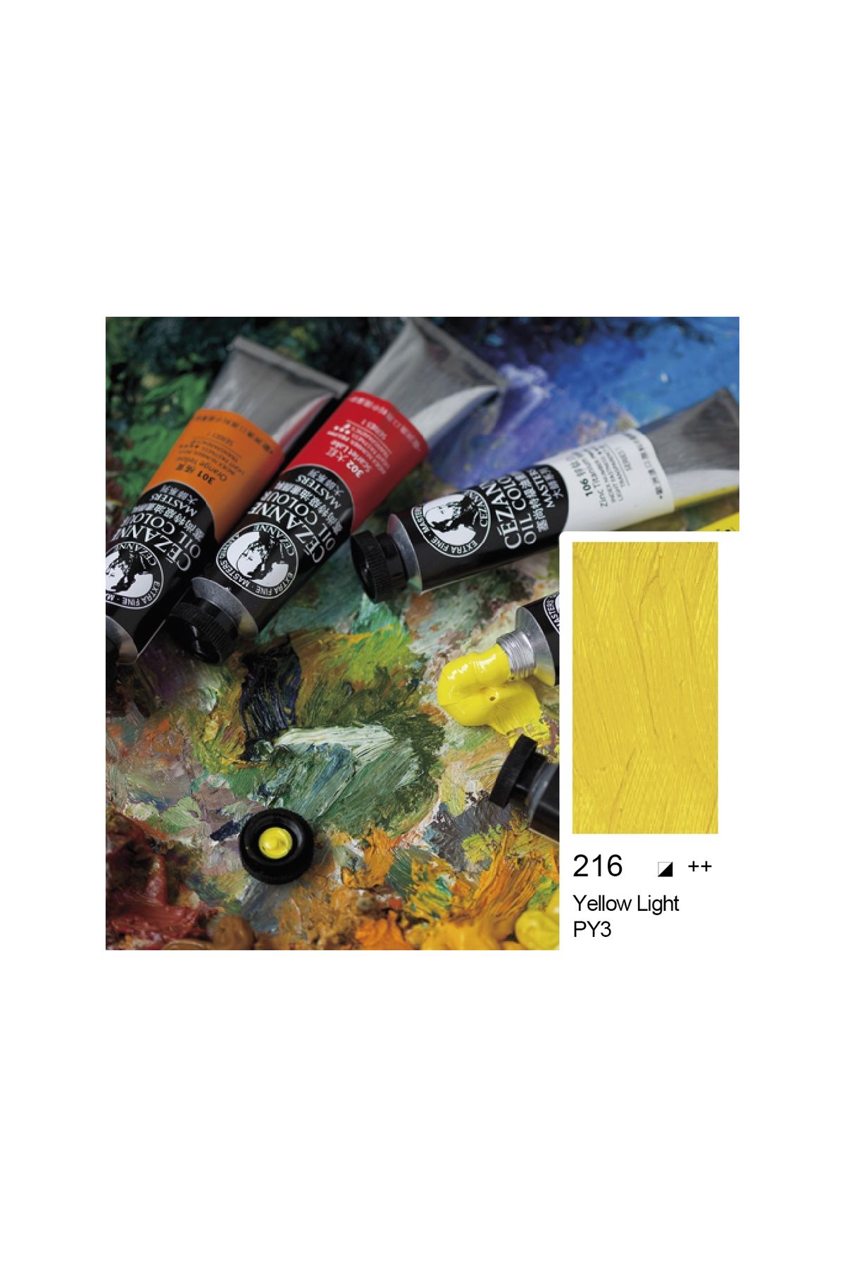 Bigpoint Cezanne Extra Fine Yağlı Boya 45 ml Yellow Light 216 x 6 Adet