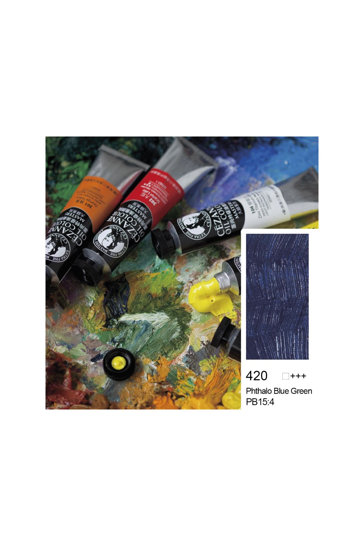 Bigpoint Cezanne Extra Fine Yağlı Boya 45 ml Phthalo Blue Green 420 x 6 Adet