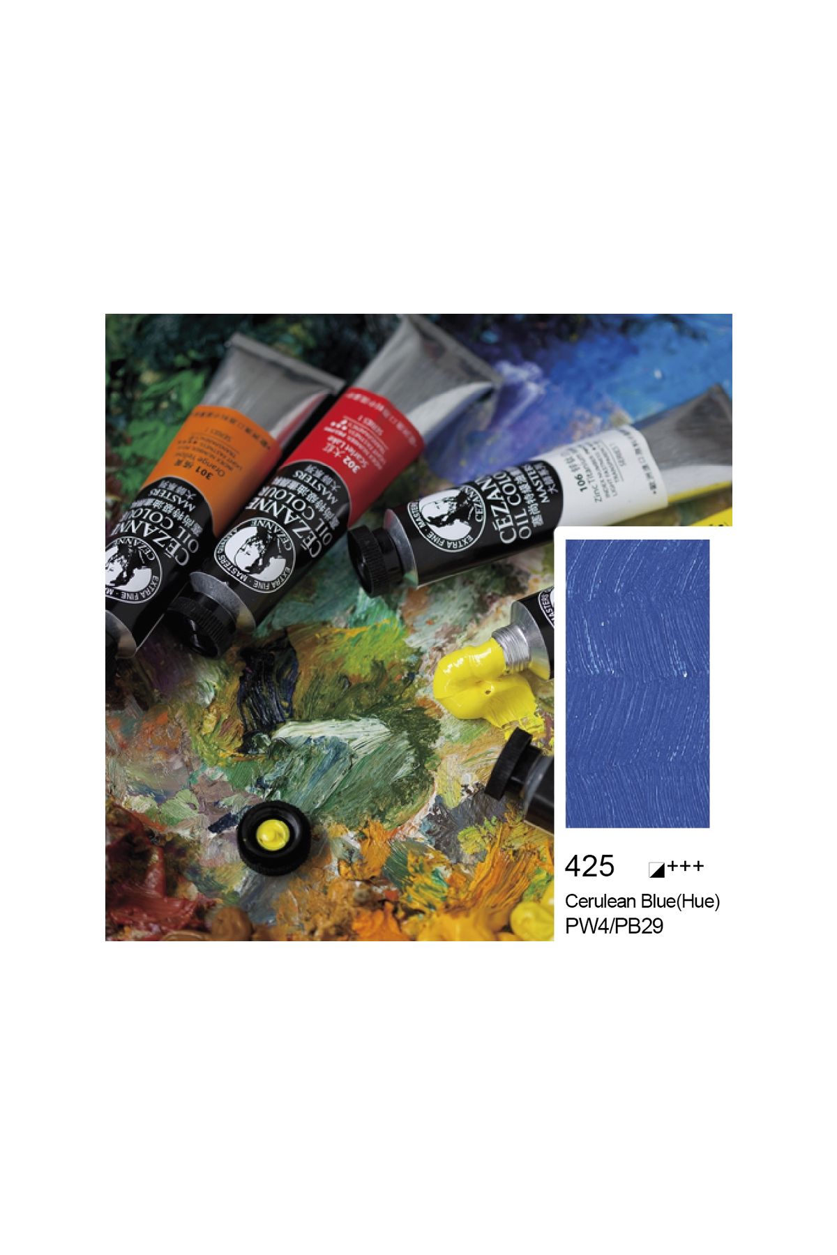 Bigpoint Cezanne Extra Fine Yağlı Boya 45 ml Cerulean Blue Hue 425 x 6 Adet