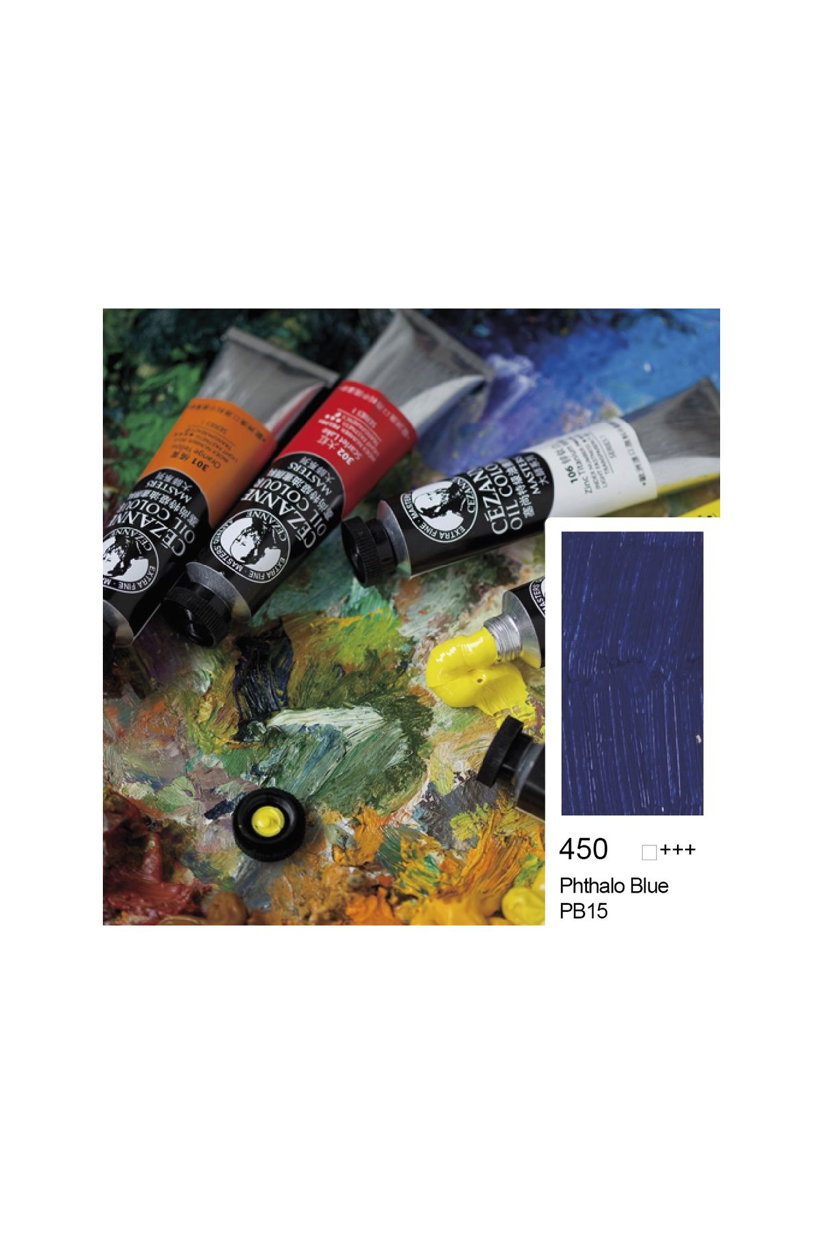 Bigpoint Cezanne Extra Fine Yağlı Boya 45 ml Phthalo Blue 450 x 6 Adet