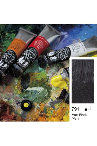 Bigpoint Cezanne Extra Fine Yağlı Boya 45 ml Mars Black 791 x 6 Adet