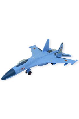 Çek Bırak Metal Uçak Sesli Işıklı 22 cm