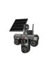 O-Kam Es-5604 4G Solar AOV 4 Lens Kamera 16W Panel