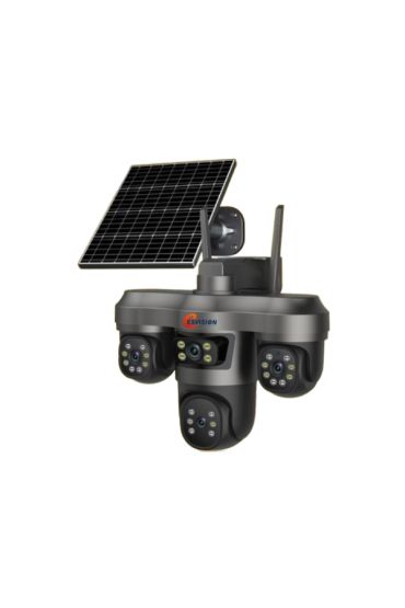 O-Kam Es-5604 4G Solar AOV 4 Lens Kamera 16W Panel