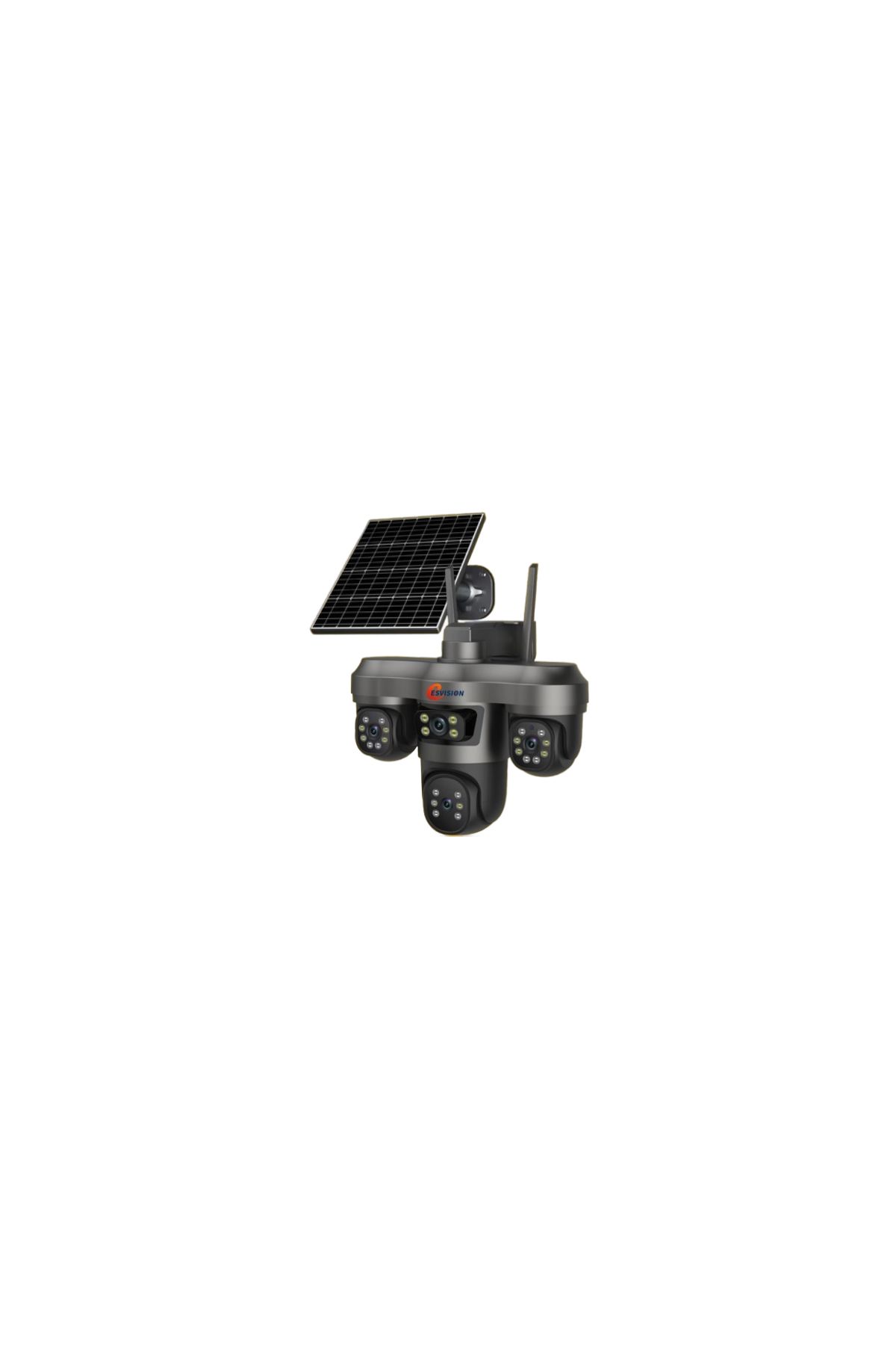 O-Kam Es-5604 4G Solar AOV 4 Lens Kamera 16W Panel