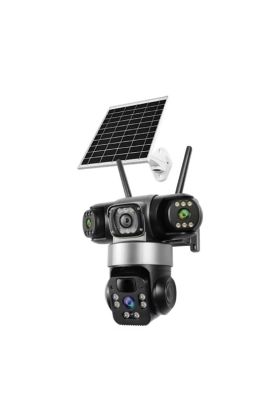 O-Kam-6040 3 Lens Wifi Solar Ptz Kamera