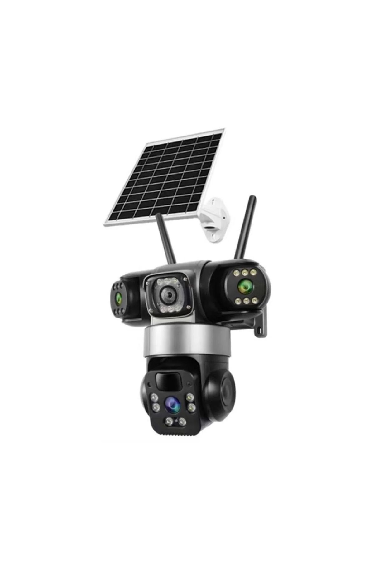 O-Kam-6040 3 Lens Wifi Solar Ptz Kamera