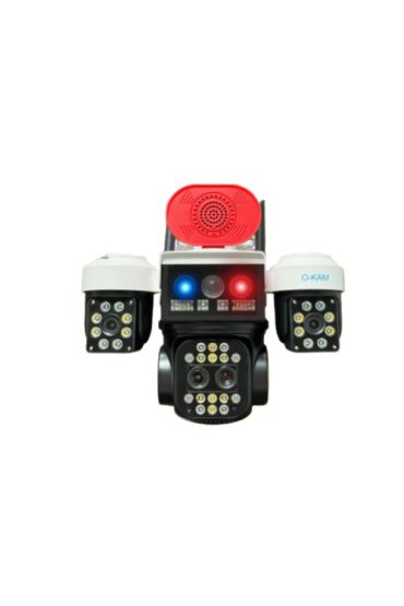 O-Kam 5051 4G Solar 10X Optik Zoom 3 Lens Kamera