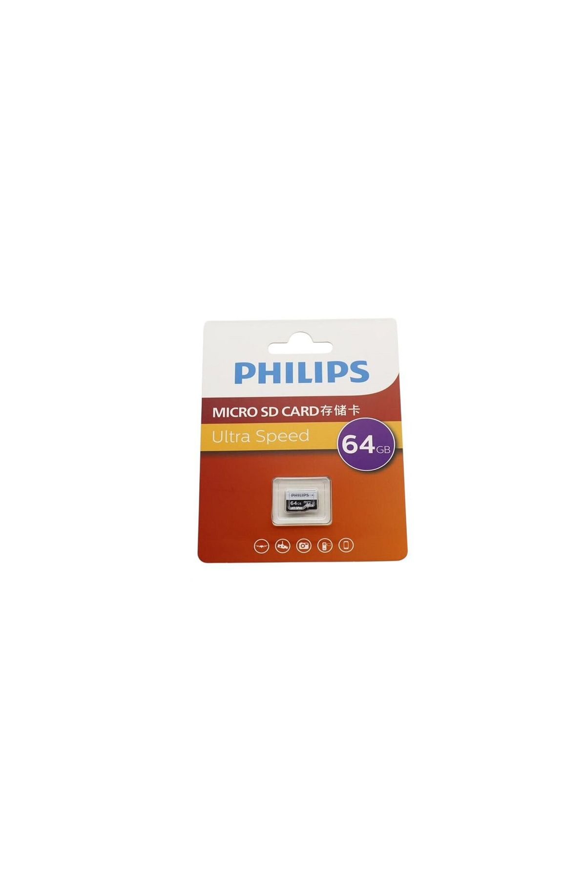 Philips 64 Gb A1 V30 Microsdxc Hafıza Kartı (Adaptörsüz)