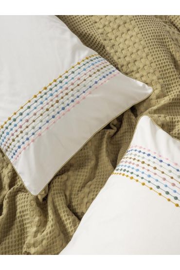 Aura Çift Kişilik Pike Takımı Pebble Hardal