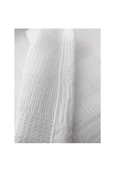 Tek Kişilik Pamuk Beyaz Tek Pike 160x240